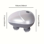 NNETM Octopus Scalp Massager - Electric Head Massager(Silvery White)