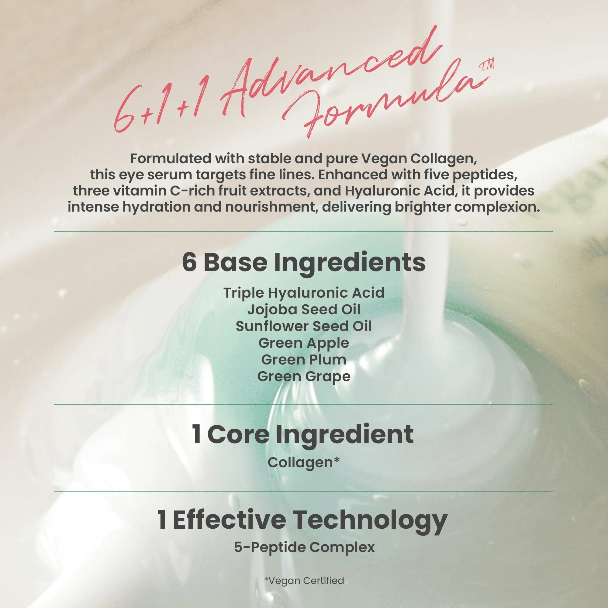AXIS-Y Vegan Collagen Wrinkle Eye Serum (10ml)